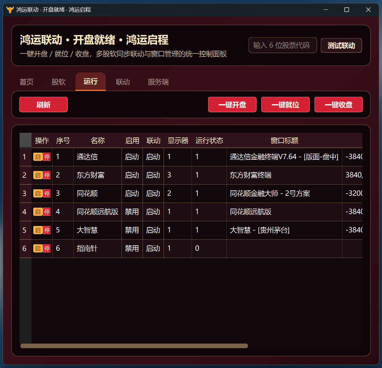 启动